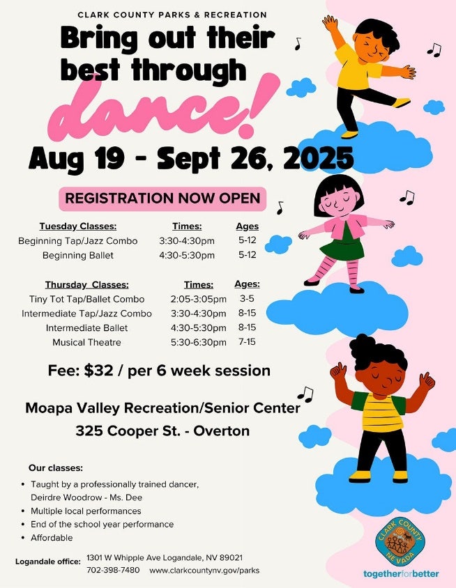 Logandale Dance Class flyer, Picture
