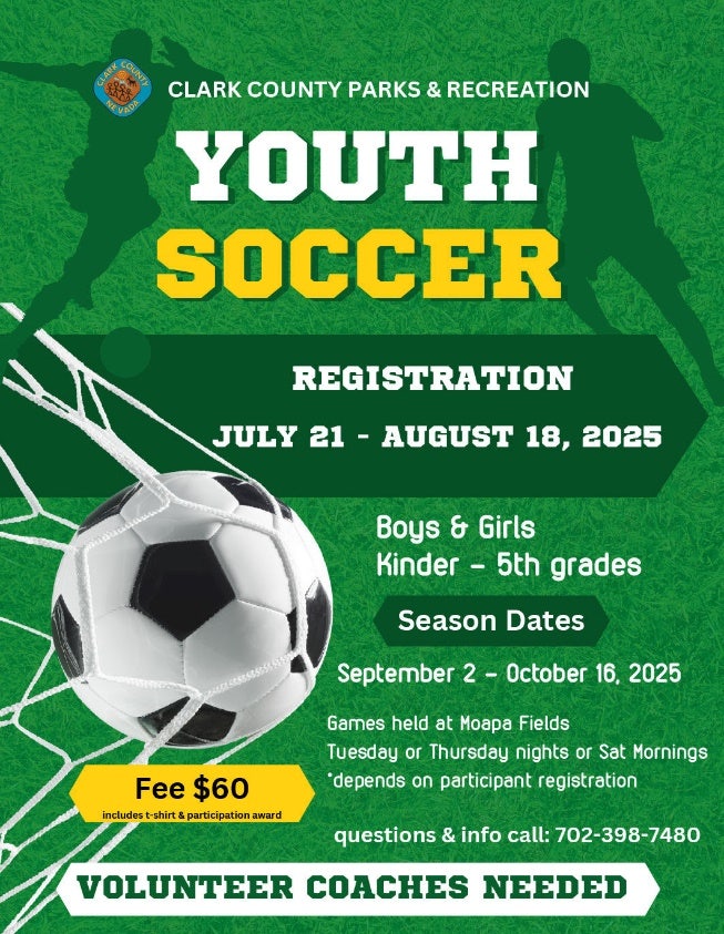 Logandale Youth Soccer flyer
